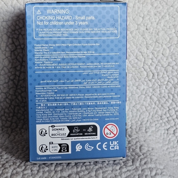 Stitch Pillow Fight Blind Box – Sealed Miniso x Disney Figure - Picture 2 of 5